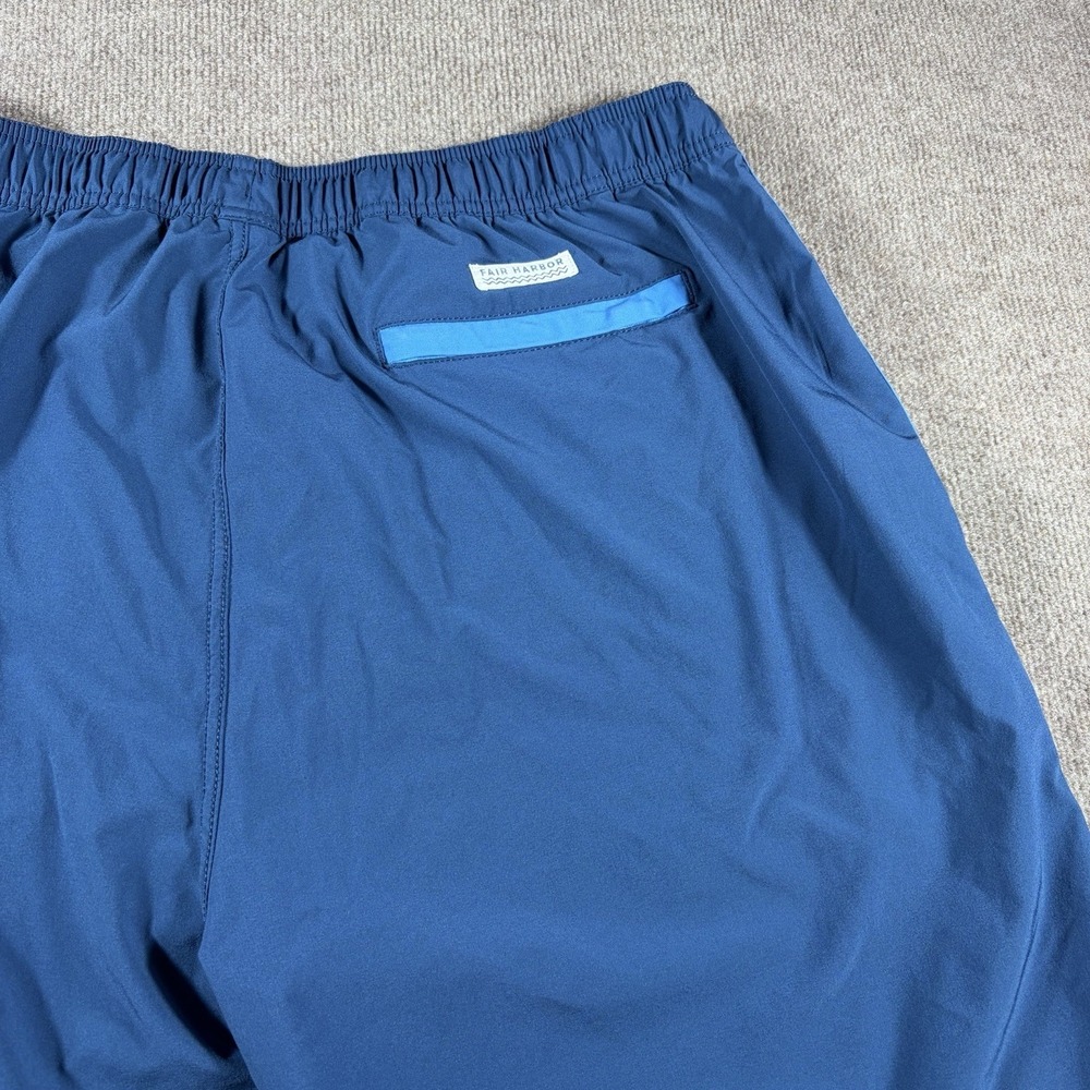 Fair Harbor Anchor Swim Trunks Shorts Men's 3XL Blue Board Lined Drawstring - Picture 6 of 6